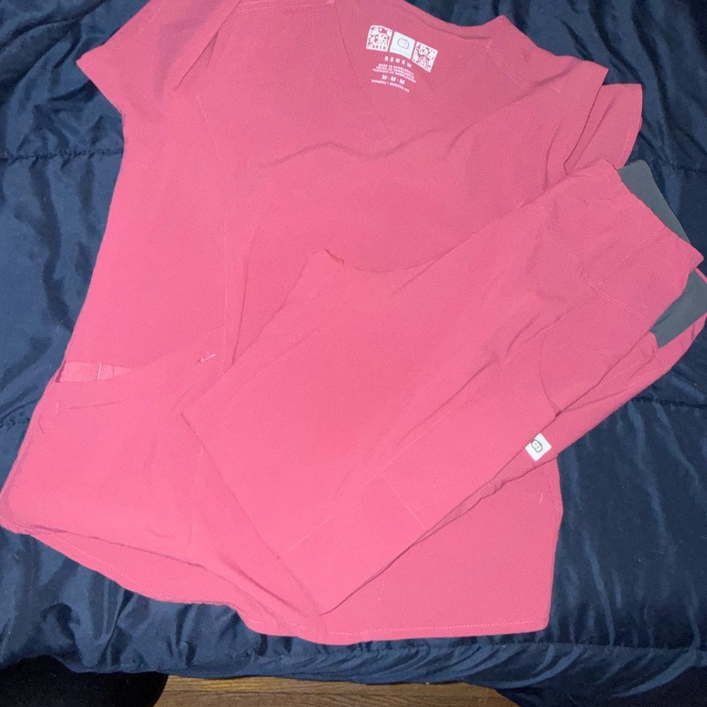WonderWink Pink Scrub Set
